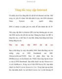 Tăng tốc truy cập Internet