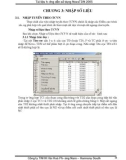Hướng dẫn sử dụng NovaTDN 2005 - Chương 3