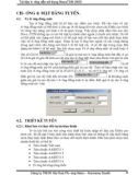 Hướng dẫn sử dụng NovaTDN 2005 - Chương 4