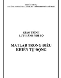 Giáo trình Matlab trong điều khiển tự động: Phần 1