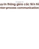 Bài giảng Truyền thông giữa các tiến trình (Inter-process communication)