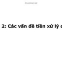 Bài giảng Khai phá dữ liệu (Data mining) - Chương 2: Các vấn đề tiền xử lý dữ liệu