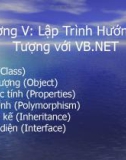 Bài giảng VB.net - Chương 5: Lập trình hướng đối tượng với VB.Net