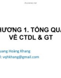 Bài giảng Cấu trúc dữ liệu: Chương 1 - ThS. Võ Quang Hoàng Khang