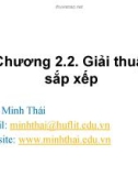 Bài giảng Cấu trúc dữ liệu và giải thuật: Chương 2.2 - Trần Minh Thái (Trường Đại học Hồng Bàng )