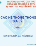 BÁO CÁO HỆ THỐNG THÔNG TIN ĐỊA LÝ