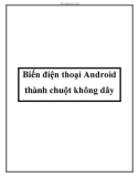 Biến điện thoại Android thành chuột không dây