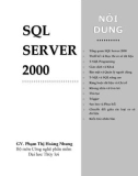 Giáo trình SQL Server 2000 - Phạm Thị Hoàng Nhung