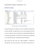 9 mẹo hữu dụng với Registry trong Windows 7 – P.2