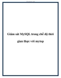 Giám sát MySQL trong chế độ thời gian thực với mytop.