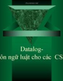 Bài giảng Datalog: Ngôn ngữ luật cho các cơ sở dữ liệu