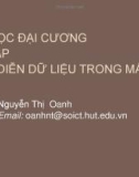 TIN HỌC ĐẠI CƢƠNG ÔN TẬP BIỂU DIỄN DỮ LIỆU TRONG MÁY TÍNH