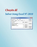 Chuyên đề Solver trong excel 97 - 2010