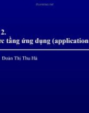 Bài giảng Mạng máy tính: Chương 2a - Đoàn Thị Thu Hà