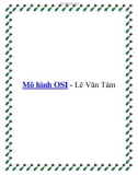 Mô hình OSI - Lê Văn Tám