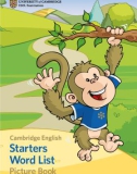 starters word list picture book