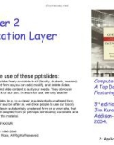 Computer Networking: A Top Down Approach Featuring the Internet - Chapter 2 Application Layer