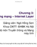 Chương 3: Tầng mạng và Internet Layer