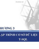 Bài giảng Hệ quản trị cơ sở dữ liệu: Chương 3 - ĐH Công nghiệp Thực phẩm