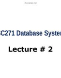 Lecture Database System: Chapter 2 - The Relational Data Model & SQL