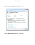 Thiết lập Homegroup Sharing trong Windows 7 – P2