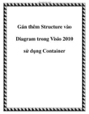 Gán thêm Structure vào Diagram trong Visio 2010 sử dụng Container