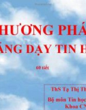 Phương pháp giảng dạy tin học