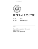 FEDERAL COMMUNICATIONS COMMISSION: Preserving the Open Internet