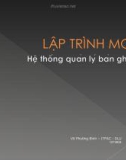 Bài giảng điện tử môn tin học: Hệ thống quản lý bản ghi