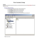 Bài tập thực hành User Account, Group
