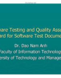 Lecture Software testing and quality assurance: Lecture 3 - TS. Đào Nam Anh