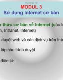 Ôn tập Tin học cơ bản: Modul 3 - ThS. Võ Minh Đức (tiếp theo)