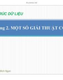 Chương 2: Một số giải thuật cơ bản