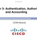 Lecture CCNA Security - Chapter 3: Authentication, Authorization, and Accounting