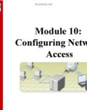 Course 2277C: Implementing, managing, and maintaining a Microsoft Windows Server 2003 network infrastructure: Network services - Module 10