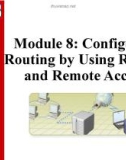 Course 2277C: Implementing, managing, and maintaining a Microsoft Windows Server 2003 network infrastructure: Network services - Module 8