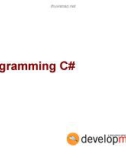 Lecture Programming C# - Chapter 0: Administration