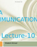 Lecture Data Communication: Lesson 10