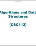 Lecture Algorithms and data structures: Chapter 1 - Introduction to Data Structure and Algorithms