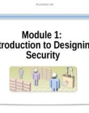 Course 2830: Designing security for Microsoft networks - Module 1