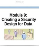 Course 2830: Designing security for Microsoft networks - Module 9