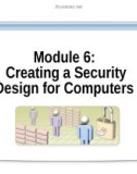 Course 2830: Designing security for Microsoft networks - Module 6