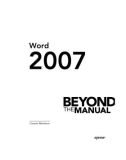 Word 2007: Beyond the Manual