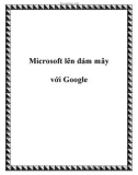 Microsoft lên đám mây với Google