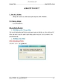 Môn Hệ Điều Hành - GROUP POLICY