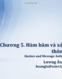 Bài giảng Lập trình an toàn: Chương 5 - Lương Ánh Hoàng