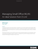 Managing Small Office WLAN An Ideal Solution from D-Link