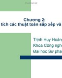 Bài giảng Phân tích thiết kế giải thuật: Chương 2 - Trịnh Huy Hoàng