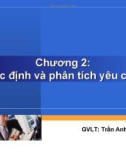 Bài giảng Công nghệ phần mềm: Chương 2 - Trần Anh Dũng