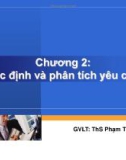 Bài giảng Nhập môn Công nghệ phần mềm: Chương 2 - ThS. Phạm Thi Vương